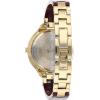 imageAnne Klein Womens Premium Crystal Accented Resin Bangle WatchBurgundyGold