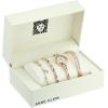 imageAnne Klein Womens Premium Crystal Accented SilverTone Watch and Bracelet SetRose Gold