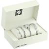 imageAnne Klein Womens Premium Crystal Accented SilverTone Watch and Bracelet SetSilver