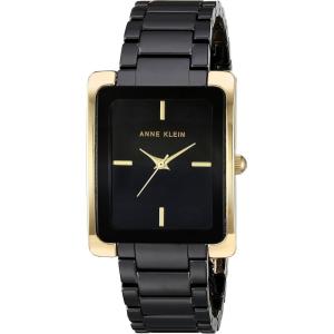 imageAnne Klein Womens Ceramic Bracelet WatchBlackGold