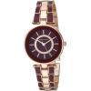 imageAnne Klein Womens AK3286BKST Premium Crystal Accented GoldTone and Black Watch and Bracelet SetBurgundyRose Gold