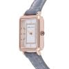 imageAnne Klein Womens Glitter Accented CrocoGrain Strap Watch AK3820GreyRose Gold
