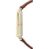 imageAnne Klein Womens Glitter Accented CrocoGrain Strap Watch AK3820Honey BrownGold