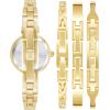 imageAnne Klein Womens Premium Crystal Accented Bangle Watch and Bracelet Set AK2238GoldGreen