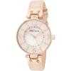 imageAnne Klein Womens Leather Strap WatchBlushRose Gold