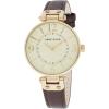 imageAnne Klein Womens Leather Strap WatchBrown