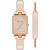 imageAnne Klein Womens Premium Crystal Accented Bangle Watch and Bracelet Set AK3898Rose GoldBlush Pink