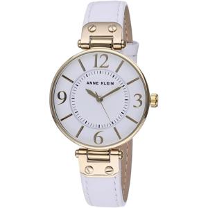imageAnne Klein Womens Leather Strap WatchWhite