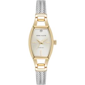 imageAnne Klein Womens Genuine Diamond Dial Mesh Bracelet WatchTwo Tone