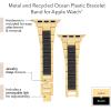 imageAnne Klein Oceanworks Plastic Link Bracelet for Apple Watch Secure Adjustable Fits Most WristsBlackGold