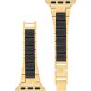 imageAnne Klein Oceanworks Plastic Link Bracelet for Apple Watch Secure Adjustable Fits Most WristsBlackGold