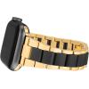 imageAnne Klein Oceanworks Plastic Link Bracelet for Apple Watch Secure Adjustable Fits Most WristsBlackGold