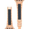 imageAnne Klein Oceanworks Plastic Link Bracelet for Apple Watch Secure Adjustable Fits Most WristsBlueRose Gold