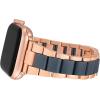 imageAnne Klein Oceanworks Plastic Link Bracelet for Apple Watch Secure Adjustable Fits Most WristsBlueRose Gold