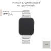imageAnne Klein Premium Crystal Accented Fashion Bracelet for Apple WatchSilver