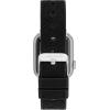 imageAnne Klein Silicone Fashion Band for Apple Watch Secure Adjustable Apple Watch Band Replacement Fits Most WristsBlackSilver