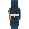 imageAnne Klein Silicone Fashion Band for Apple Watch Secure Adjustable Apple Watch Band Replacement Fits Most WristsNavy BlueRose Gold
