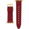 imageAnne Klein Silicone Fashion Band for Apple Watch Secure Adjustable Apple Watch Band Replacement Fits Most WristsRedGold