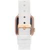 imageAnne Klein Silicone Fashion Band for Apple Watch Secure Adjustable Apple Watch Band Replacement Fits Most WristsWhite