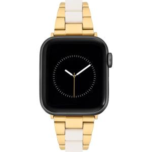 imageAnne Klein Oceanworks Plastic Link Bracelet for Apple Watch Secure Adjustable Fits Most WristsWhiteGold