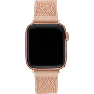 imageAnne Klein Silicone Fashion Band for Apple Watch Secure Adjustable Apple Watch Band Replacement Fits Most WristsBlush Pink