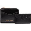 imageAnne Klein AK 2 Piece Envelope Flap Curved Wallet with Rhinestones Black