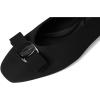 imageAnne Klein Womens Willow Ballet FlatBlack Fabric