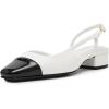 imageAnne Klein Womens Nia Ballet FlatWhite Black