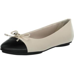 imageAnne Klein Womens Luci Ballet FlatOff WhiteBlack