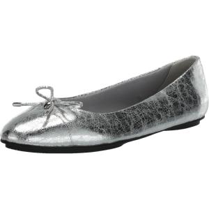 imageAnne Klein Womens Luci Ballet FlatSilver