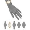 imageAnne Klein Womens Genuine Diamond Dial Bangle WatchWhiteGold