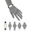 imageAnne Klein Womens Sustainable CrocoGrain Leather Strap Watch AK5152Black