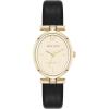imageAnne Klein Womens Premium Crystal Accented Sustainable Leather Strap WatchBlack Tone New1