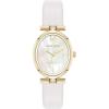 imageAnne Klein Womens Premium Crystal Accented Sustainable Leather Strap WatchWhite