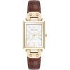 imageAnne Klein Womens Sustainable CrocoGrain Leather Strap Watch AK5152Brown