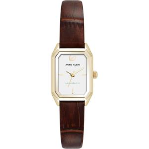 imageAnne Klein Womens Sustainable Leather Strap Watch AK5148brown