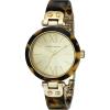 imageAnne Klein Womens Resin Bangle WatchBrownGold