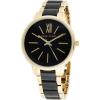 imageAnne Klein Womens Resin Bracelet WatchBlackGold
