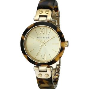 imageAnne Klein Womens Resin Bangle WatchBrownGold