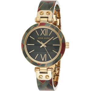 imageAnne Klein Womens Resin Bangle WatchGreenGold
