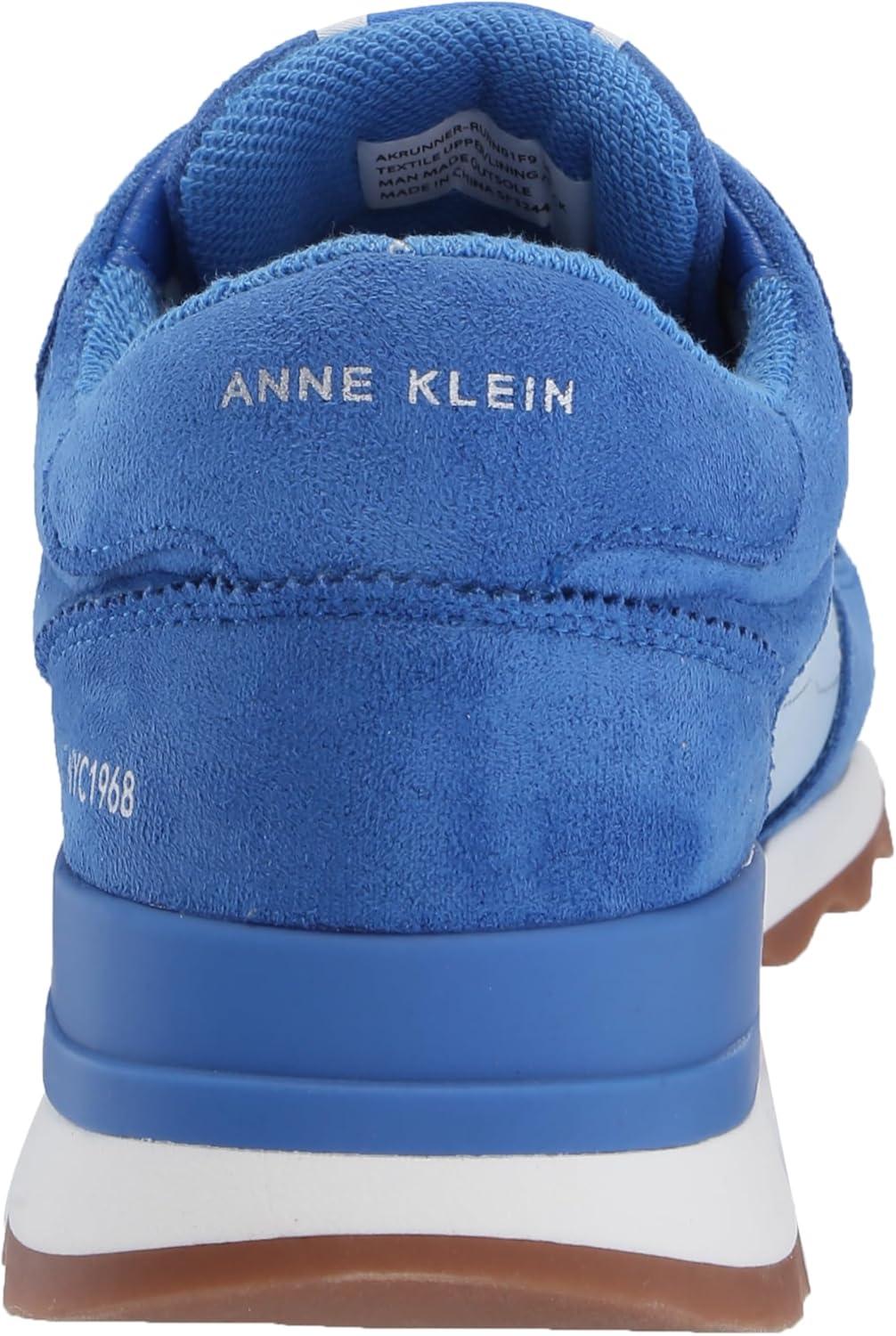imageAnne Klein Womens Runner Faux Suede Lifestyle Casual and Fashion SneakersBlue
