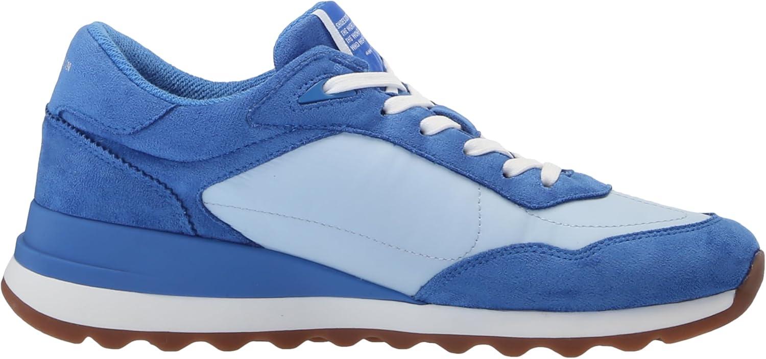 imageAnne Klein Womens Runner Faux Suede Lifestyle Casual and Fashion SneakersBlue
