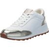imageAnne Klein Womens Runner Faux Suede Lifestyle Casual and Fashion SneakersWhite