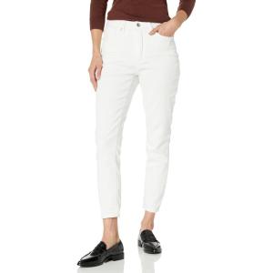 imageAnne Klein Womens Solid Denim Skinny JeansSoft White