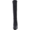 imageAnne Klein Womens AKPERFECTION Zipper Leather KneeHigh BootsBlack Leather