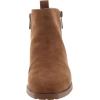 imageAnne Klein Womens AKSAKARA Double Zipper Faux Suede Ankle BootsTobacco