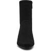 imageAnne Klein Womens Iga Zipper Faux Suede BootiesBlack Knit