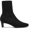 imageAnne Klein Womens Iga Zipper Faux Suede BootiesBlack Knit