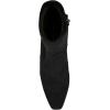 imageAnne Klein Womens Iga Zipper Faux Suede BootiesBlack Knit