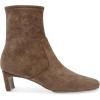 imageAnne Klein Womens Iga Zipper Faux Suede BootiesTruffle